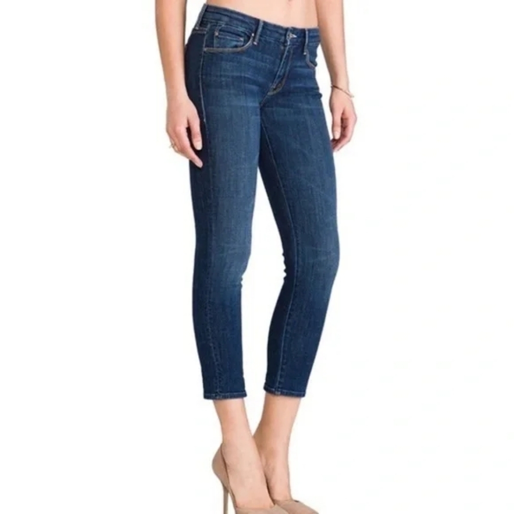 MOTHER Blue Ankle & Cropped Jeans